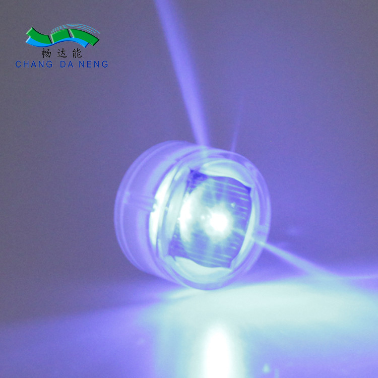 مزاج زجاج يعمل بالطاقة الشمسية LED Cat Eye Light 40MA قلم تحديد الرصيف وامض