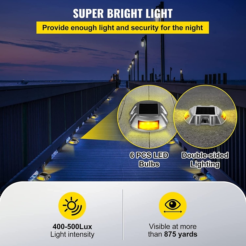 سطوع عالٍ متين يعمل بالطاقة الشمسية على سطح السفينة LED مستشعر تلقائي للدرج خطوة بخطوة 107 * 95 * 23 مللي متر