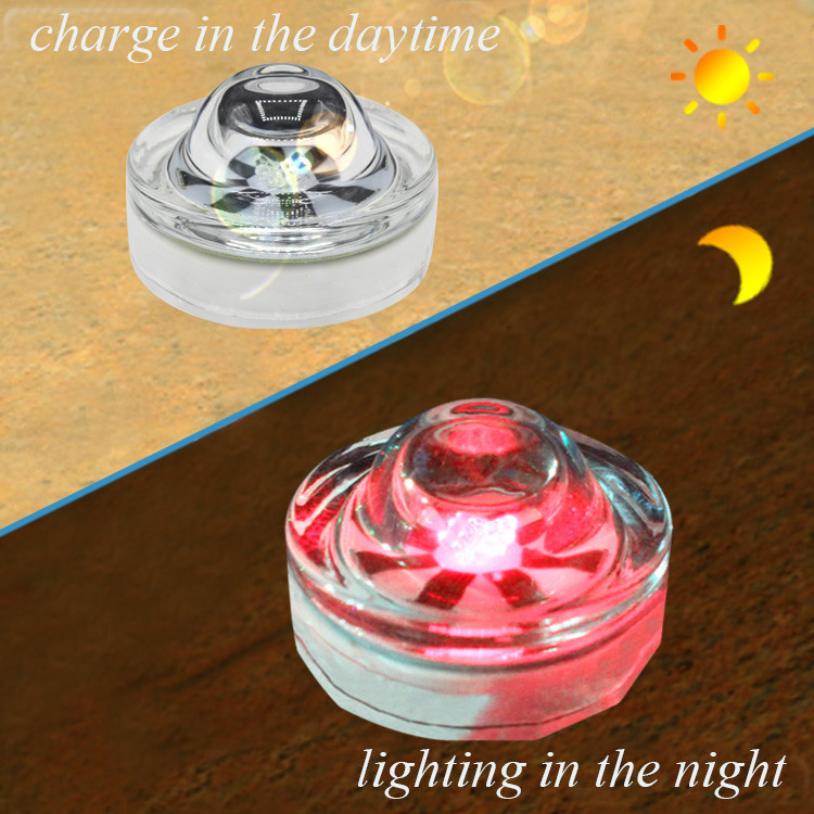 Ip68 مضاد للماء الطاقة الشمسية LED الطرق العضوية زينة المناظر الطبيعية الضوء الطاقة الشمسية تحت الأرض الضوء