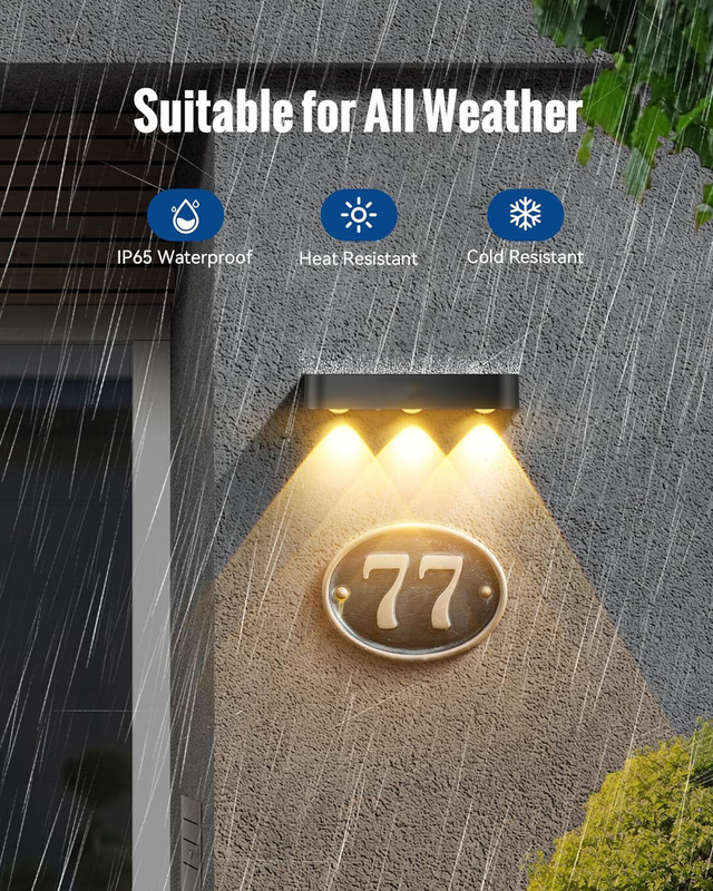 مصابيح LED الزخرفية السوداء التي تعمل بالطاقة الشمسية مع وضعيات التشغيل / الإيقاف الثابتة والتنفس