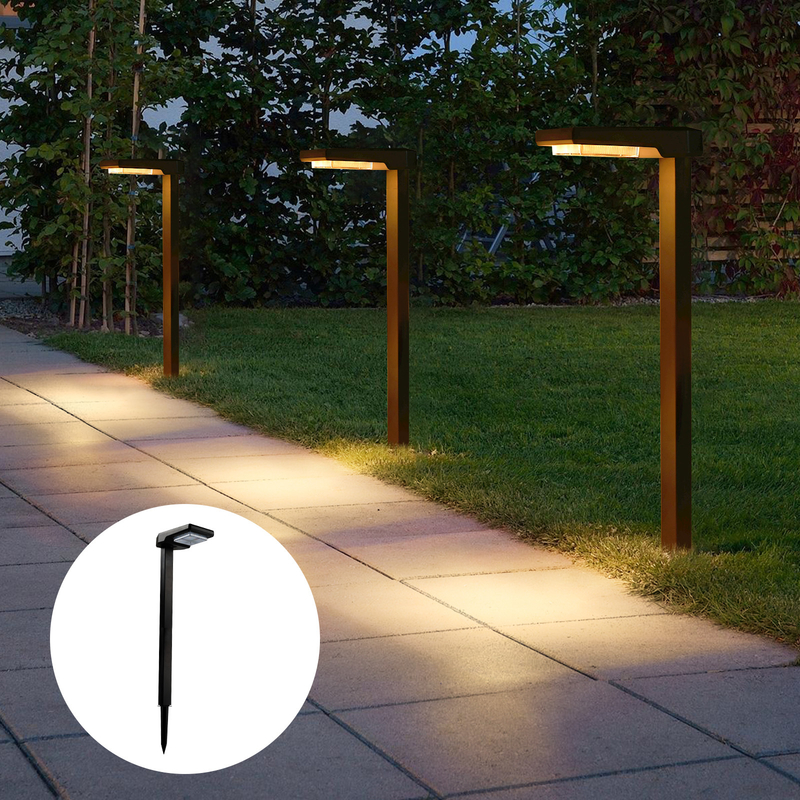 ضوء شمسي أحادي البلورية مع معدل مقاومة للماء IP65 و 2 حبات من الكرات LED