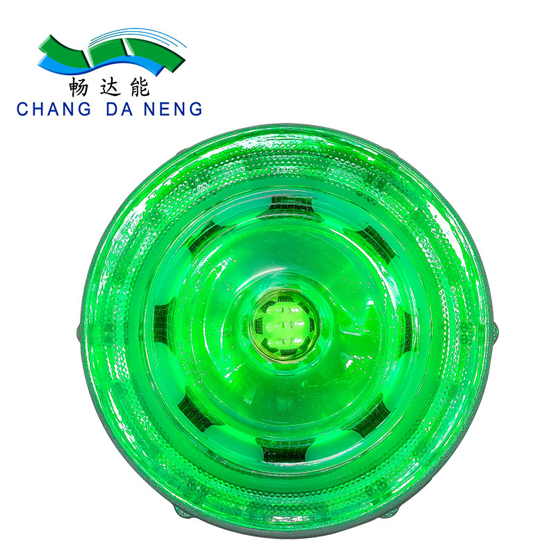360 درجة الزجاج المقاوم بالطاقة الشمسية LED Road Stud Roadway Warning الرصيف Road Stud