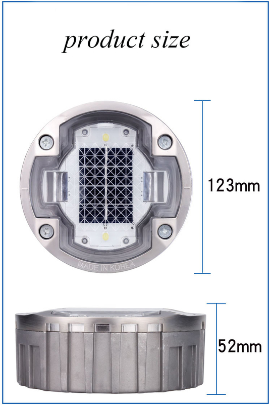 بطارية Ni-Mh تعمل بالطاقة الشمسية LED Stud لتحسين الرؤية والأداء على الطريق