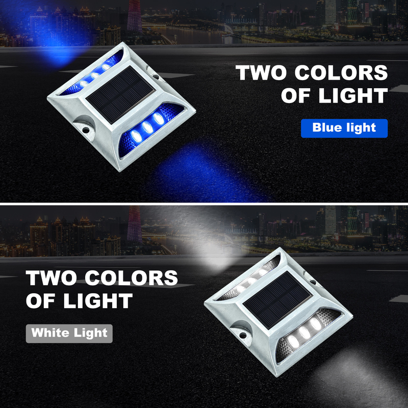 معدل IP68 مصباح LED الشمسي للطريق مع 50000 ساعة من العمر والجهد 2V