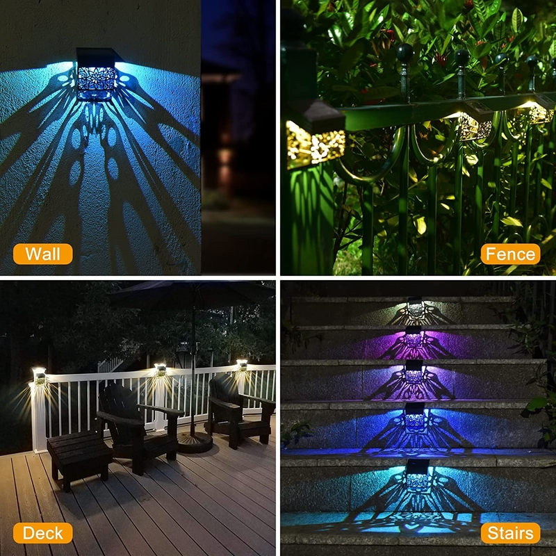 مصابيح الحديقة LED تعمل بالطاقة الشمسية مع لوحة السيليكون أحادية البلورات باللون الأبيض الدافئ / البارد / RGB