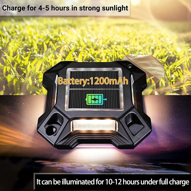 ضوء شمسي أبيض بارد يستخدم بطارية 1.2V/600MAH NiMh