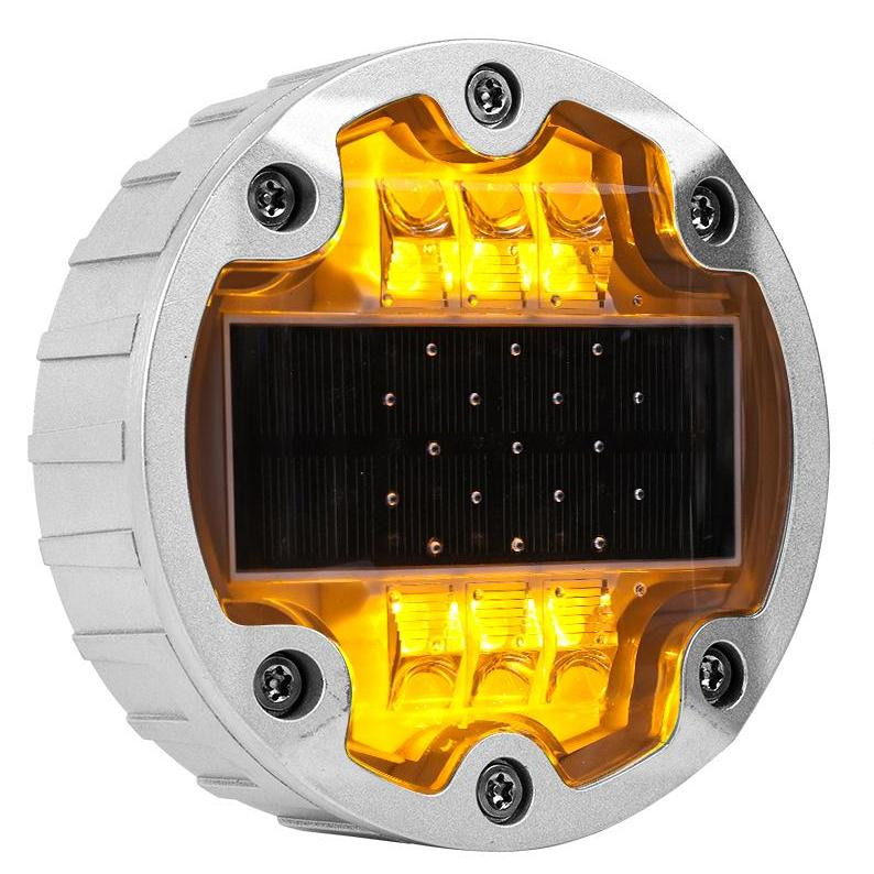 1150g مضاد للأشعة فوق البنفسجية الطاقة الشمسية طوابق الطرق المقاومة للماء IP68 مصابيح LED لسلامة المرور على الطرق