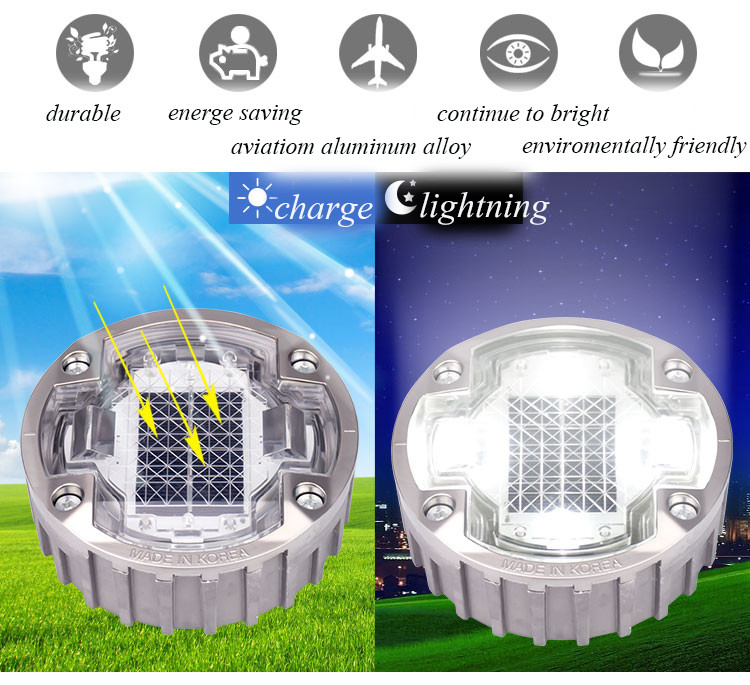 ألومنيوم سبائك الطرق الشمسية مع LED الضوء البطارية القابلة لإعادة الشحن 1.2V/600mAh MSDS