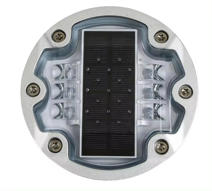 6 حبات LED الشمسية العلامات على جانب الطريق العمر ≥50000h 143 * 53mm للاستثمار طويل الأجل