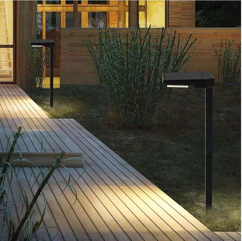 تعمل بالطاقة الشمسية 6 حبات LED المشهد الطريق الضوء التلقائي على / قبالة 6 حبات
