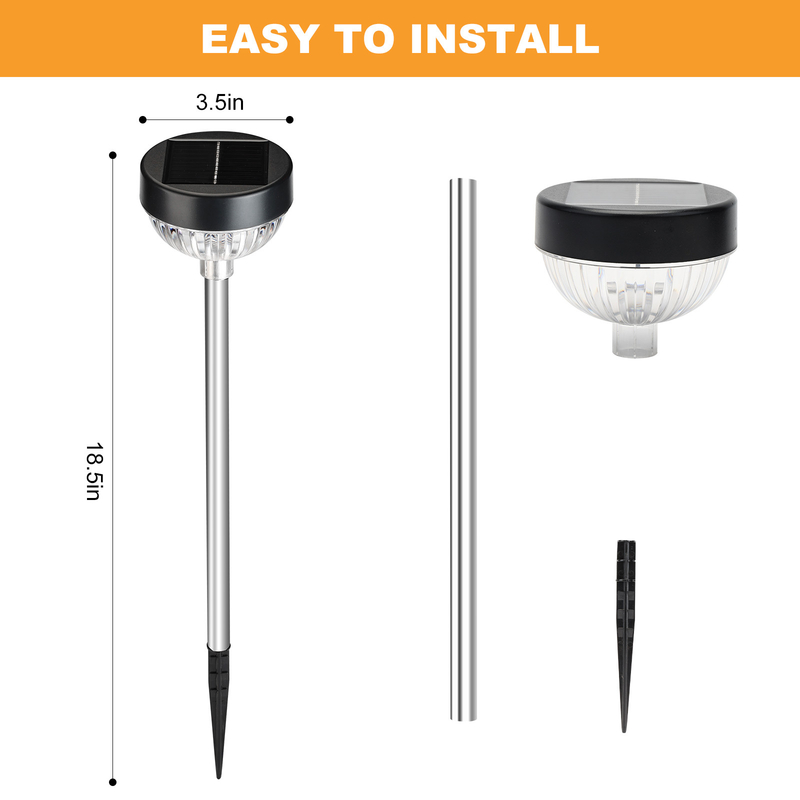 الحديقة الطرق الشمسية الضوء إدراج العشب RGB تغيير مضاد للماء IP65 منظر طبيعي الضوء ديكور الفناء
