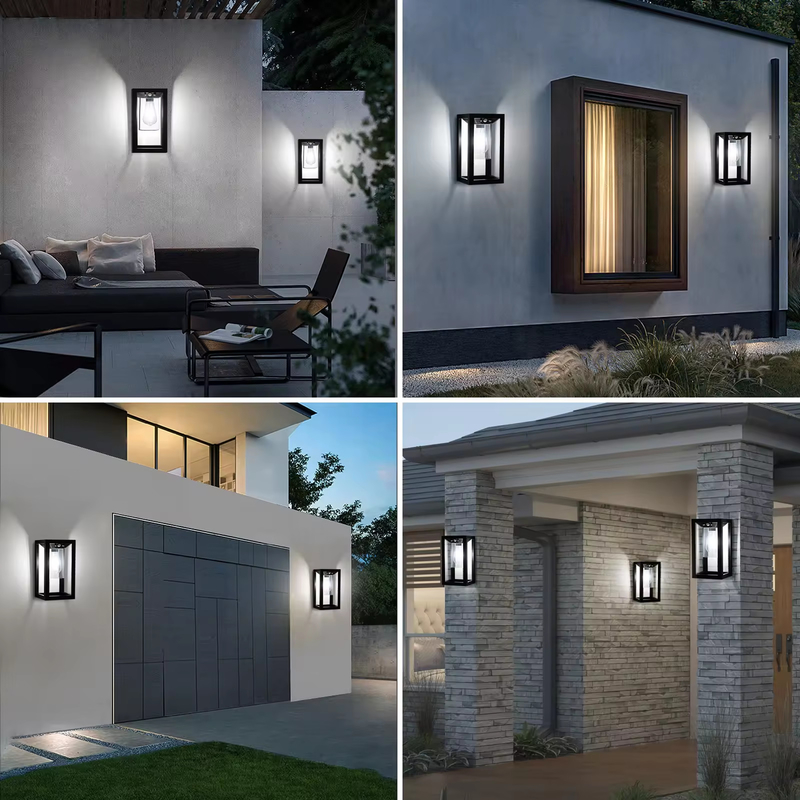 إضاءة خارجية حديثة IP65 مقاومة للماء 5CCT قابلة للتعديل الحائط Sconce الضوء القابل للتضييق مصباح الحائط LED للحديقة