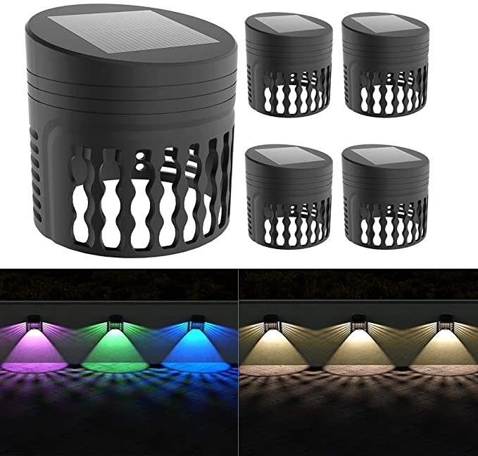 الضوء الشمسي ضوء الحديقة الشمسية الإسقاط RGB النمط الضوء مقاوم للماء تزين الحديقة الفناء الخلفي الفناء الأمامي