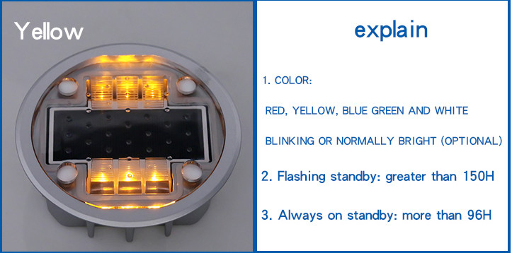 2V فولت LED الطاقة الشمسية الطرق الطرق IP68 لظروف درجة الحرارة والضغط