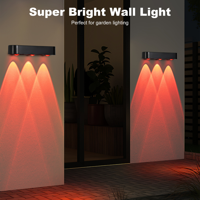 CDN-KF04E ضوء RGB LED يعمل بالطاقة الشمسية إضاءة خارجية متعددة الاستخدامات وتوفير الطاقة مع عمر ≥50000h