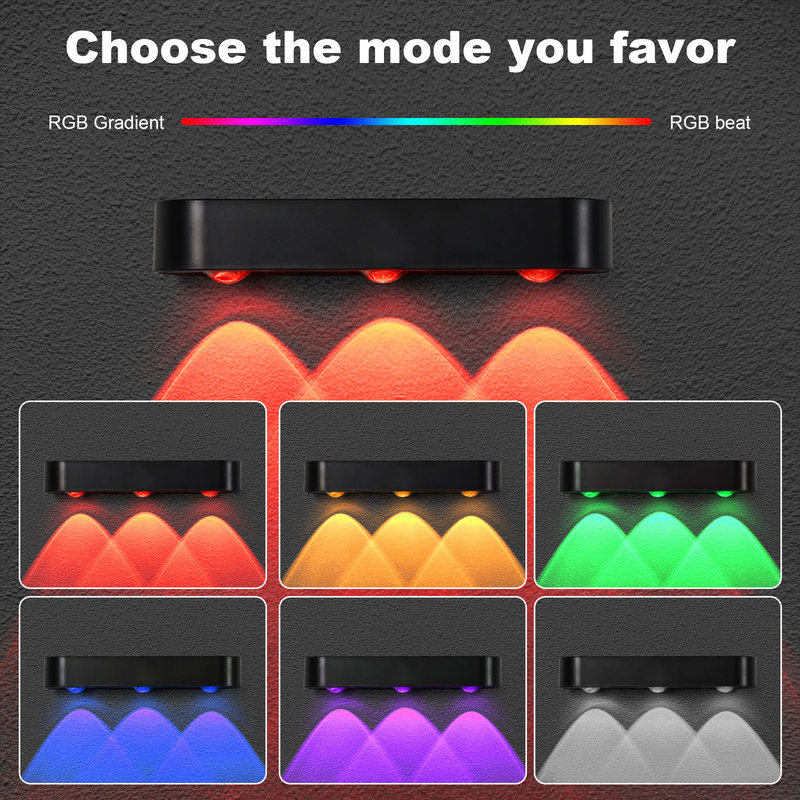 CDN-KF04E ضوء RGB LED يعمل بالطاقة الشمسية إضاءة خارجية متعددة الاستخدامات وتوفير الطاقة مع عمر ≥50000h