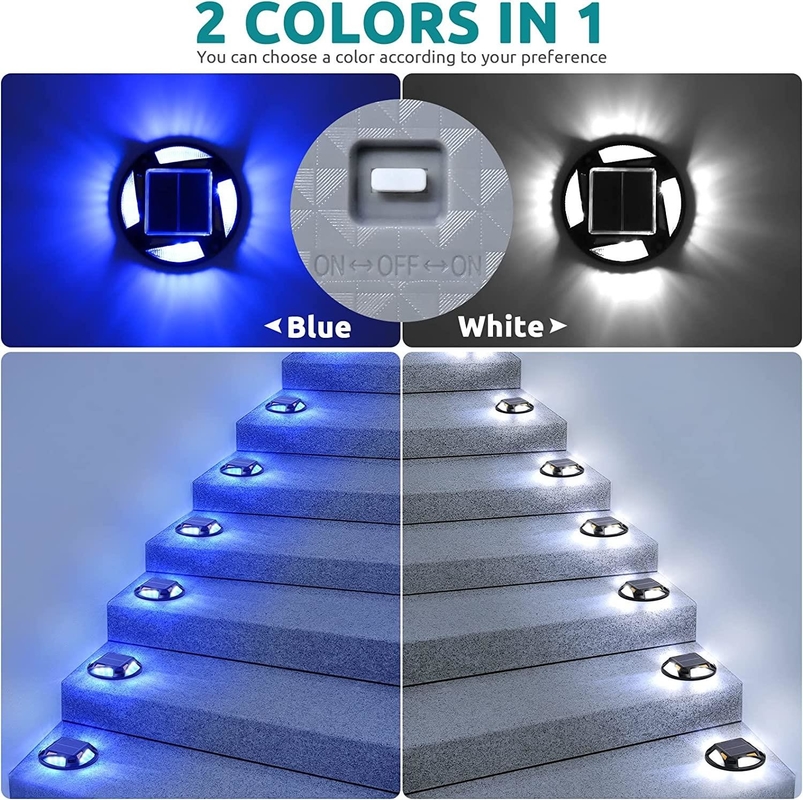 IP67 ضوء رصيف شمسي مضاد للماء LED -20C ~ 60C نطاق درجة الحرارة مع تركيب المسمار