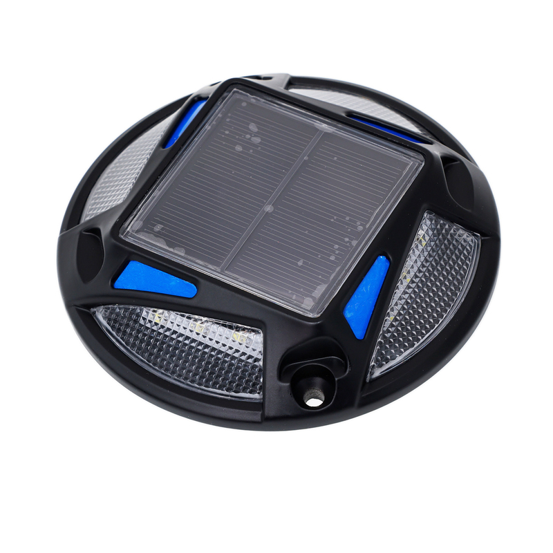 IP67 ضوء رصيف شمسي مضاد للماء LED -20C ~ 60C نطاق درجة الحرارة مع تركيب المسمار