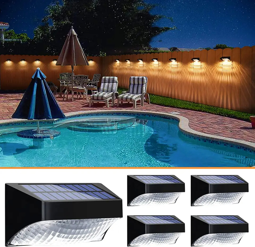 10LM الأبيض الدافئ / الأبيض البارد / RGB LED مصابيح الحديقة التي تعمل بالطاقة الشمسية مع تصنيف IP65 الوقائي من الماء