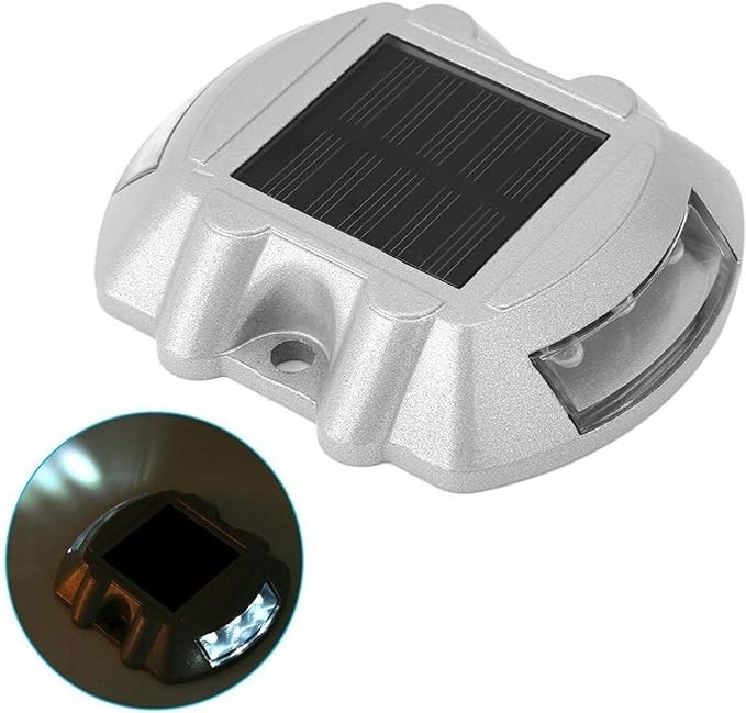 انعكاسات الطرق الشمسية مع الملصق أو المسمار نصب LED Qty 2PCS لكل جانب -20 °C إلى 70 °C