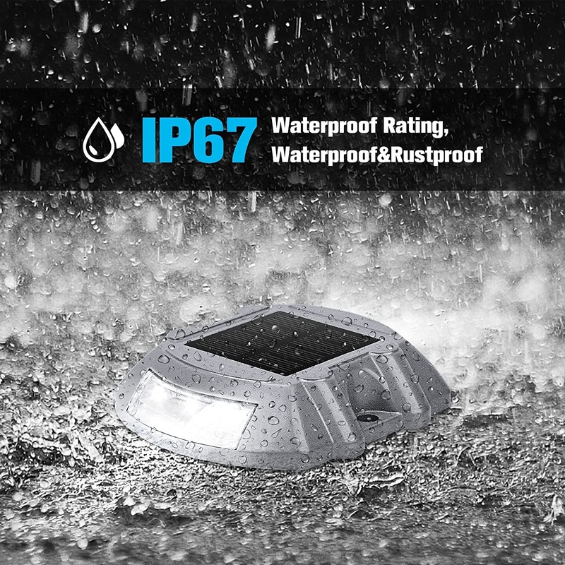 انعكاسات الطرق الشمسية مع الملصق أو المسمار نصب LED Qty 2PCS لكل جانب -20 °C إلى 70 °C