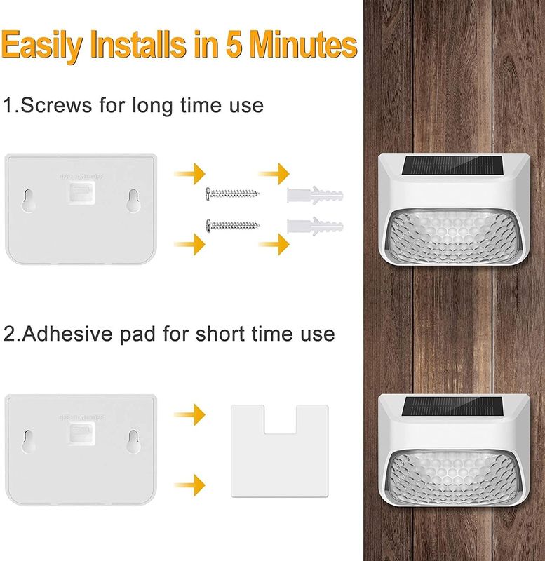 15 ساعة طويلة من الوقت العامل ضوء السياج الشمسي مع لوحة السيليكون الأحادي البلورية