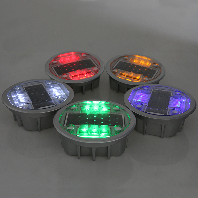 IP67 Cat Eye Solar Dock Lights مصباح أرضي شمسي LED أضواء سلالم LED تعمل بالطاقة الشمسية ترصيع طريق LED