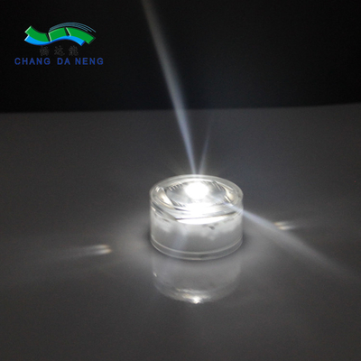 مزاج زجاج يعمل بالطاقة الشمسية LED Cat Eye Light 40MA قلم تحديد الرصيف وامض