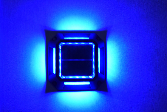 12PCS LED Bead Solar LED Driveway أضواء رصيف الميناء للإنذار الخارجي