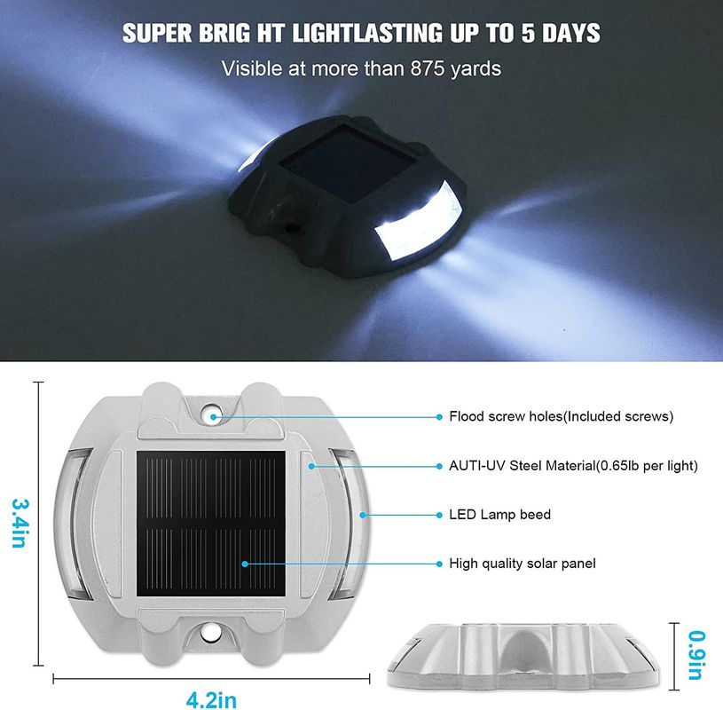 محطة الطرق الشمسية ذات المسافة المرئية > 500 متر عمر العمل > 3 سنوات وضغط مقاومة عالية > 20T لسلامة المرور