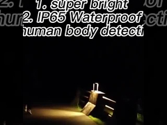 أضواء استشعار الحركة LED تعمل بالطاقة الشمسية